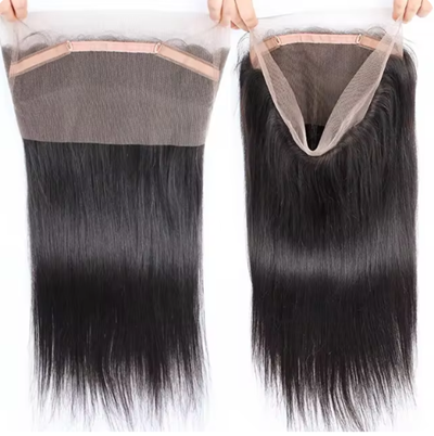 Frontal 360, Raw Vietnamese Human Hair, Natural Black Color